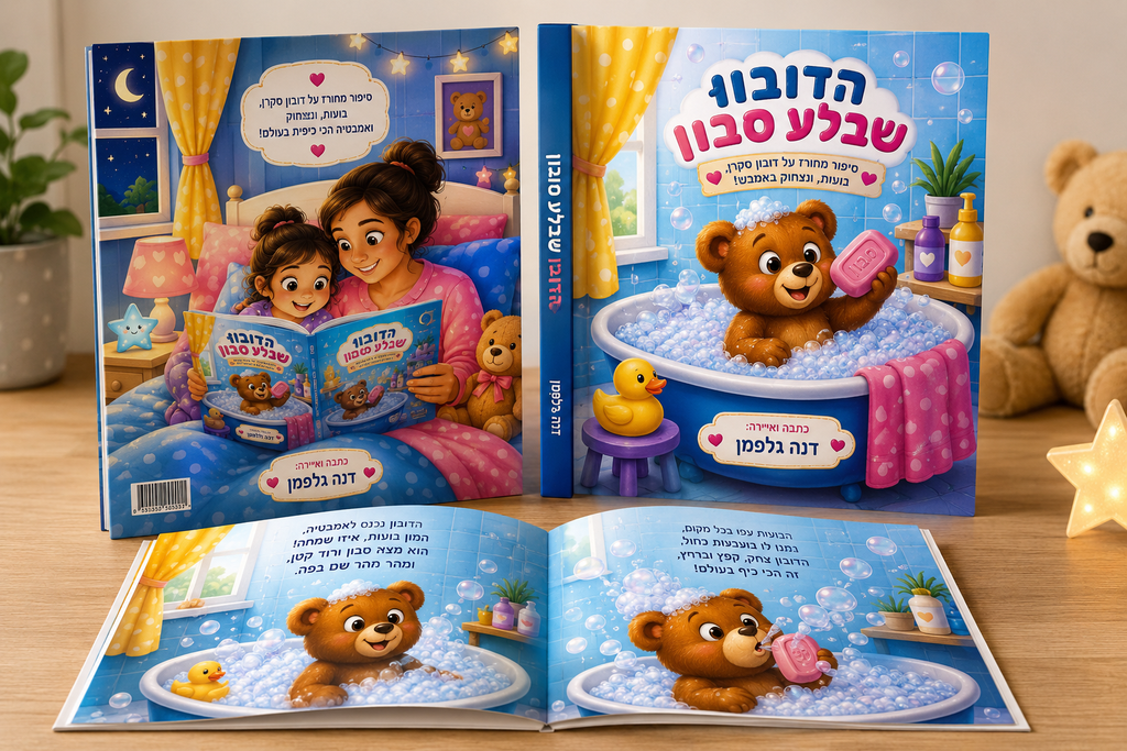 ספר דיגיטלי בהזמנה אישית – עד 10 עמודים