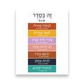 תמונת קנבס עם משפטי השראה בעברית ובאנגלית