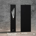 Custom Acrylic Mezuzah Case with 3D Shin Modern Indoor Outdoor Mezuzah Case Personalized Family Name New Home Judaica Gift