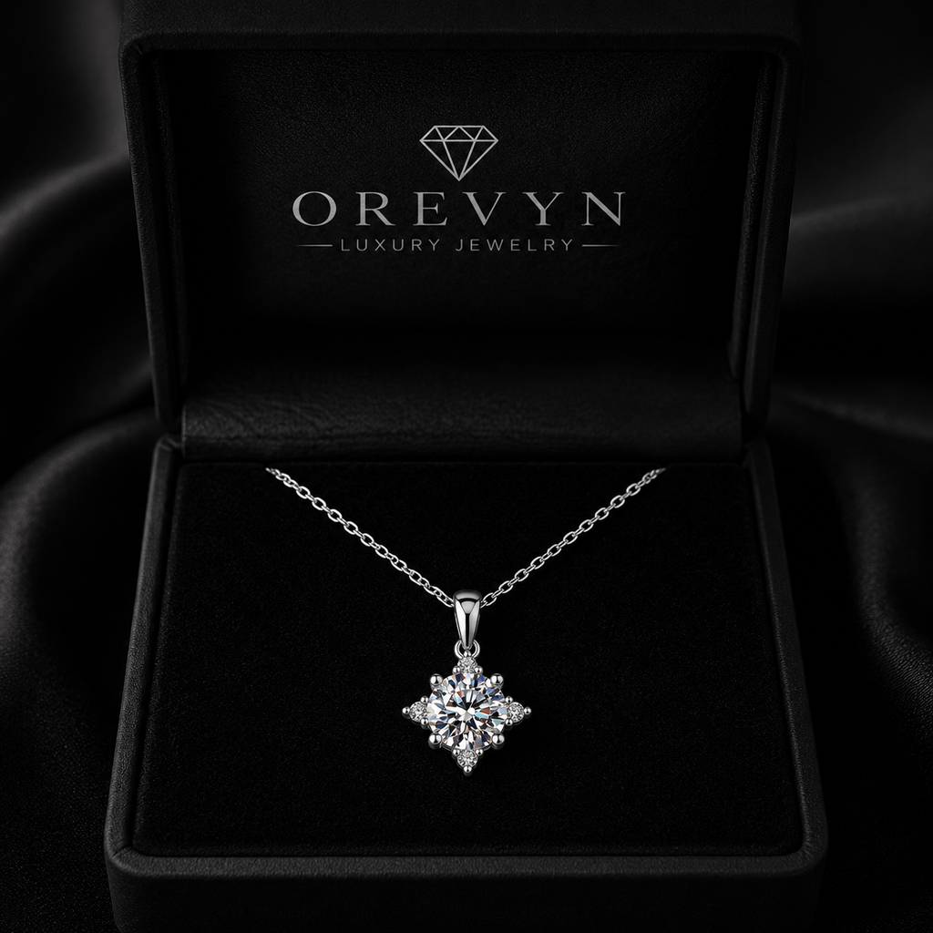 OREVYN ASTÉRA – שרשרת כוכב מויסנייט 1 קראט