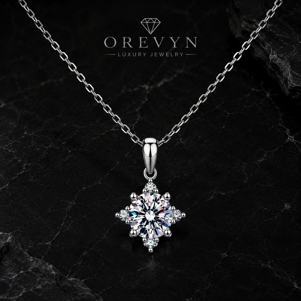 OREVYN ASTÉRA – שרשרת כוכב מויסנייט 1 קראט