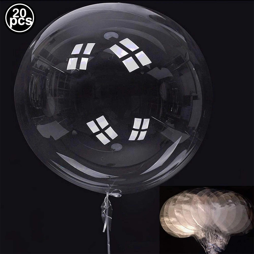 בלוני בובו שקופים – 10 עד 50 יחידות