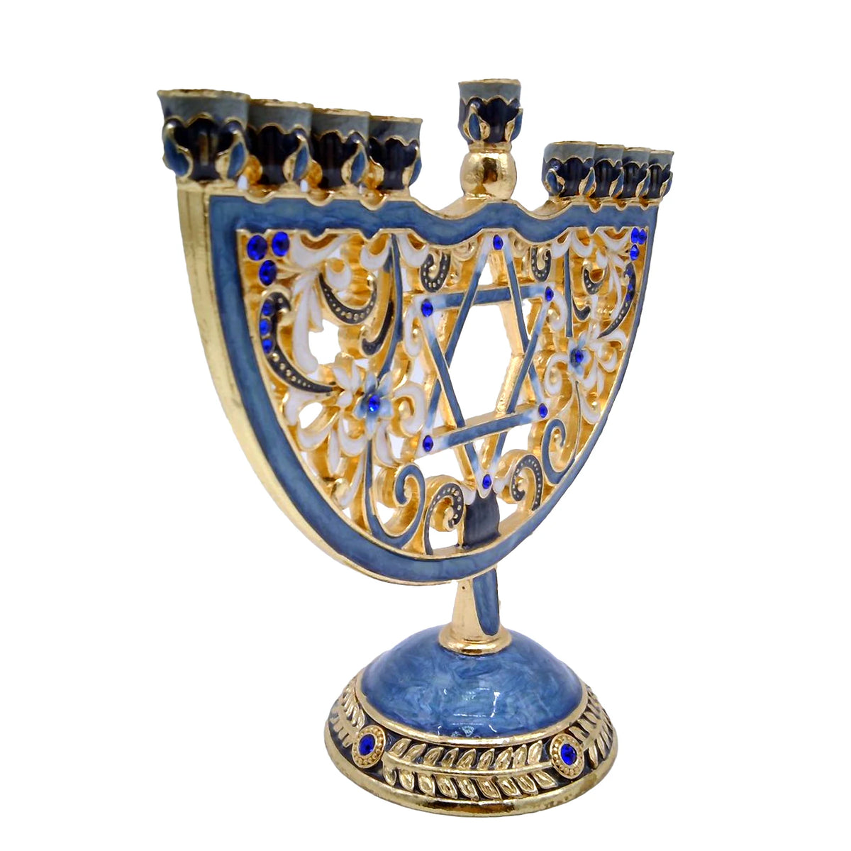 פמוט מצויר ביד לחנוכייה, מעמד נרות למסיבת חג המולד, חתונה, עיצוב הבית ומתנה