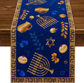 ראנר חגיגי לשולחן בעיצוב חנוכה