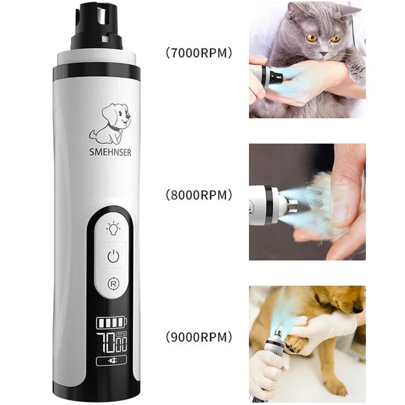 משייף ציפורניים חשמלי לכלבים וחתולים