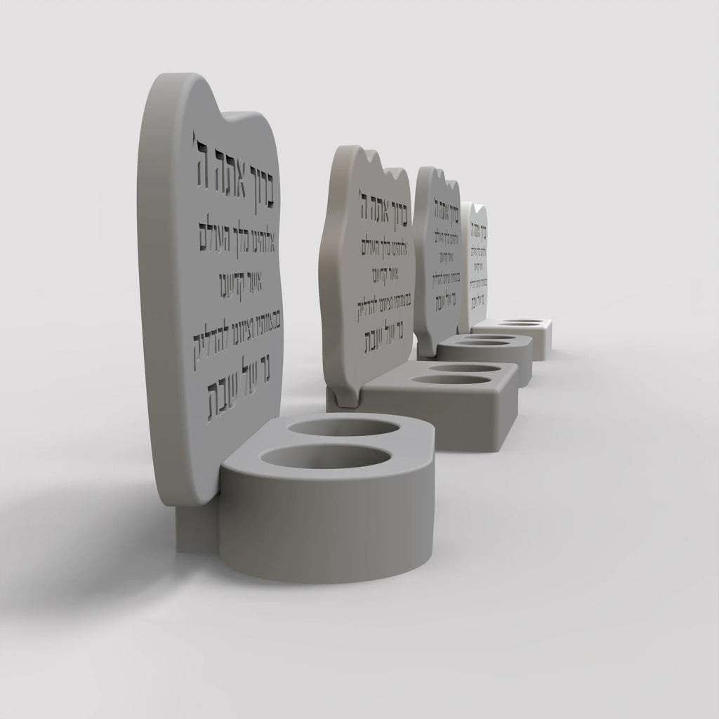תבנית סיליקון להכנת חנוכייה וברכות