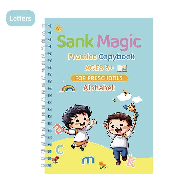 חוברת תרגול כתיבה וציור לילדים
