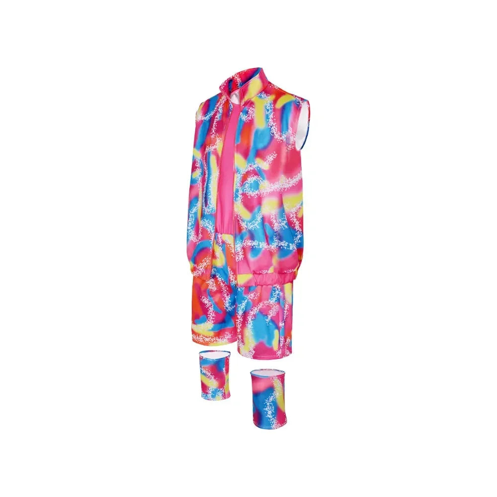 תחפושת קן ורודה בסגנון ברבי – חליפת ספורט
