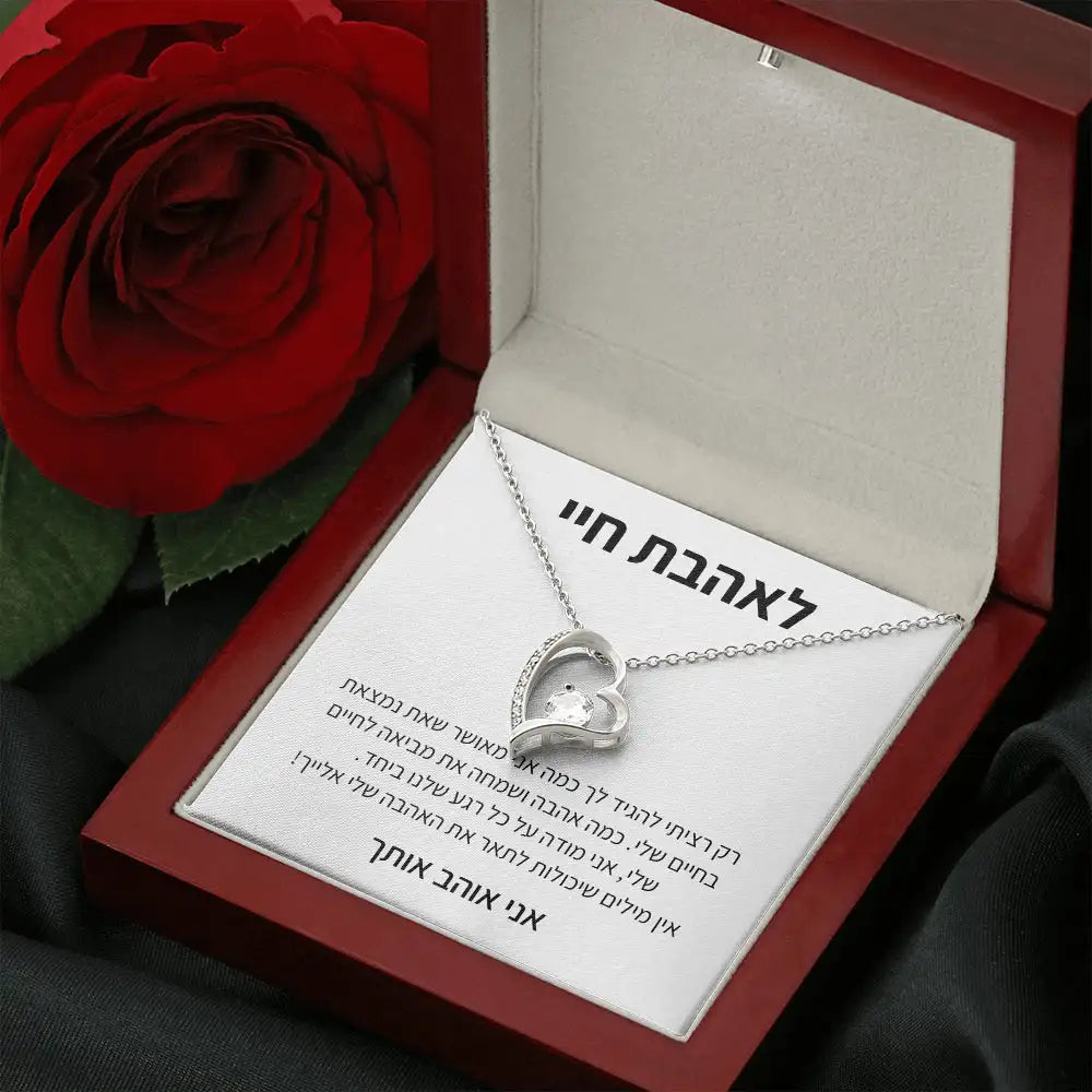 My Love Heart Necklace Wife Soulmate Gifts Women Birthday Christmas Gift Girl Fashion Jewelry With Box Dropshipping שרשרת