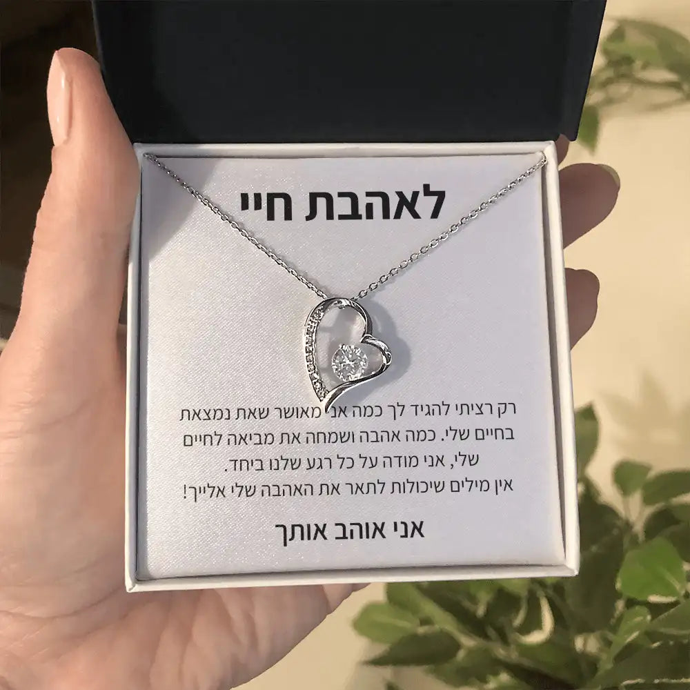 My Love Heart Necklace Wife Soulmate Gifts Women Birthday Christmas Gift Girl Fashion Jewelry With Box Dropshipping שרשרת