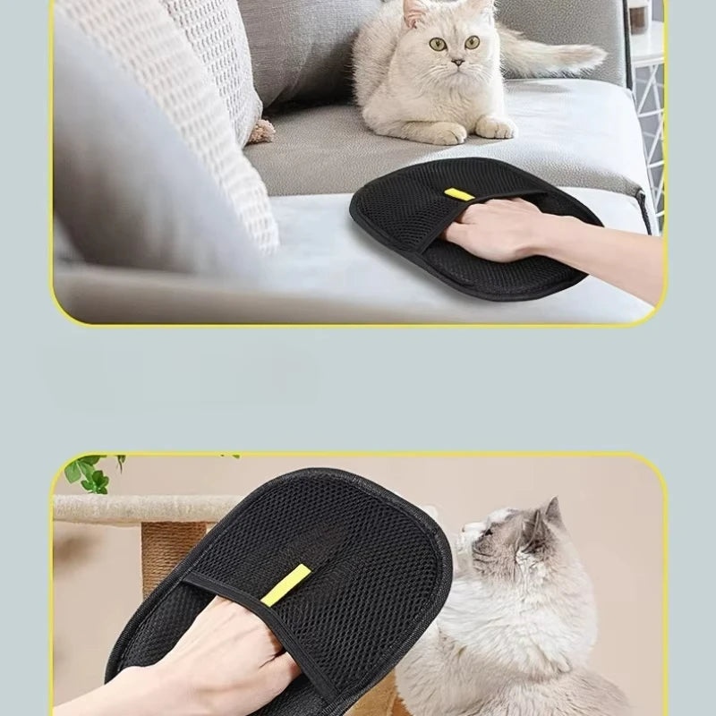 כפפה להסרת שיער מחיות מחמד