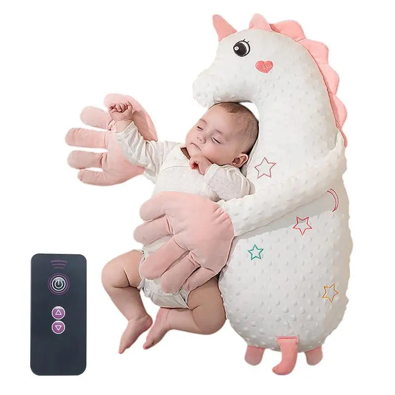 בובת הרגעה לתינוק עם כף יד מלטפת אוטומטית