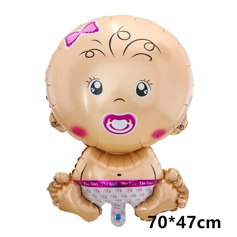 בלוני רדיד לתינוק ולתינוקת – יום הולדת ראשון
