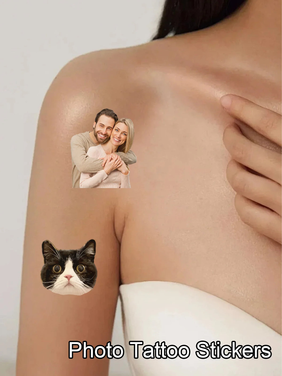 מדבקות קעקוע זמניות עם תמונה משפחתית