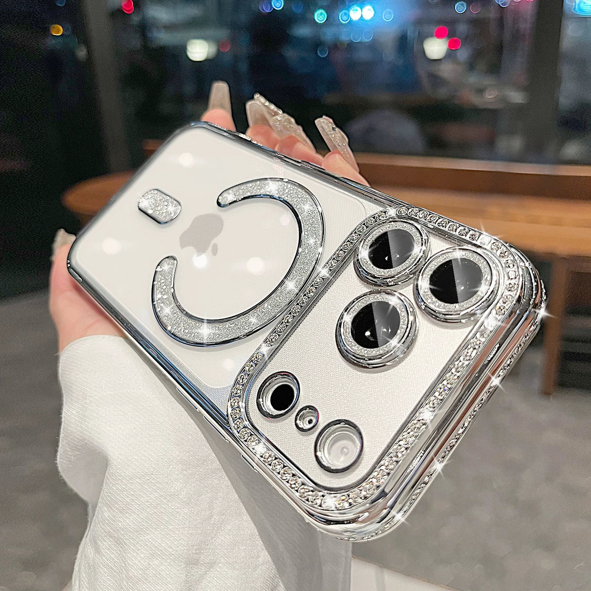 כיסוי מנצנץ MagSafe לאייפון