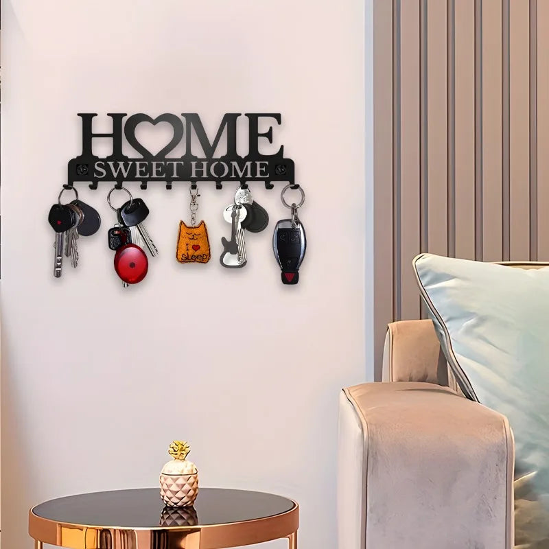 מתלה מפתחות "Home Love" לקיר