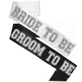 זוג סרטי כתף Bride To Be ו-Groom To Be