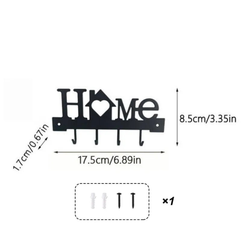 מתלה מפתחות "Home Love" לקיר