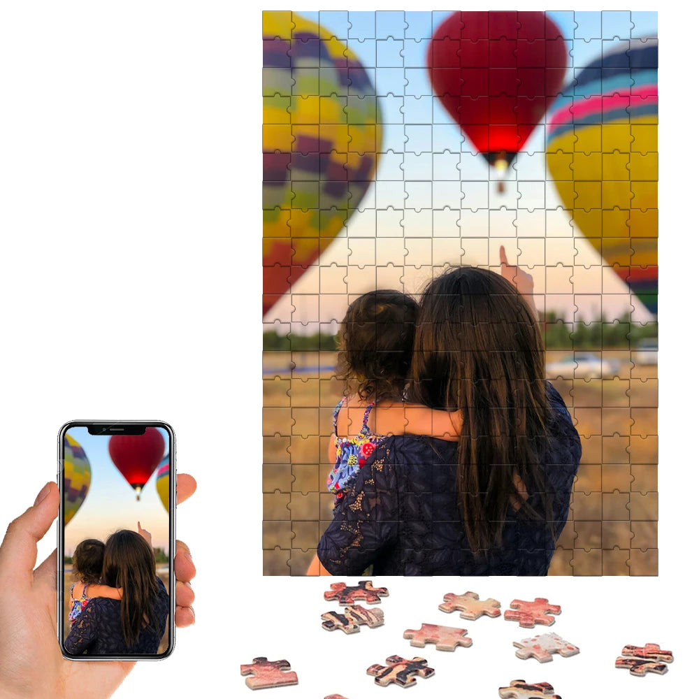פאזל עץ עם תמונה אישית