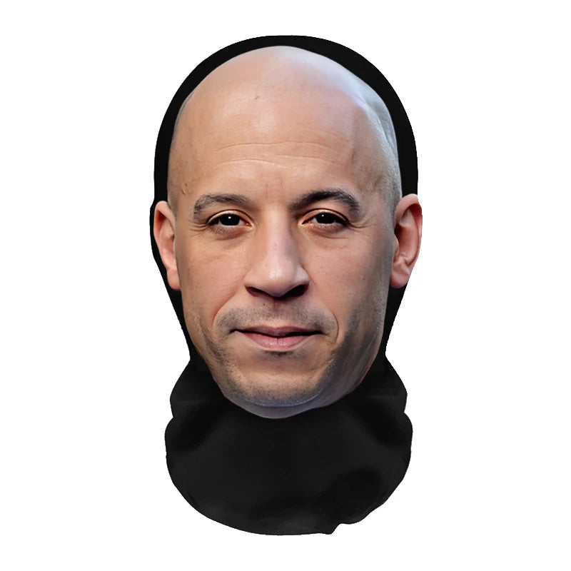 מסכת ליל כל הקדושים חדשה לשנת 2026 לקוספליי, משחקי תפקידים, נשף מסכות, תחפושות, אביזרים למסיבות, מסכות פנים ריאליסטיות של סלבריטאים, כיסוי ראש בלקלאבה