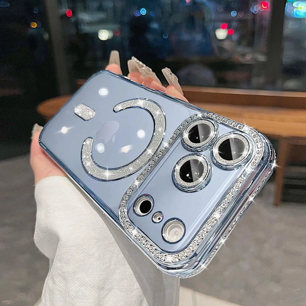 כיסוי מנצנץ MagSafe לאייפון