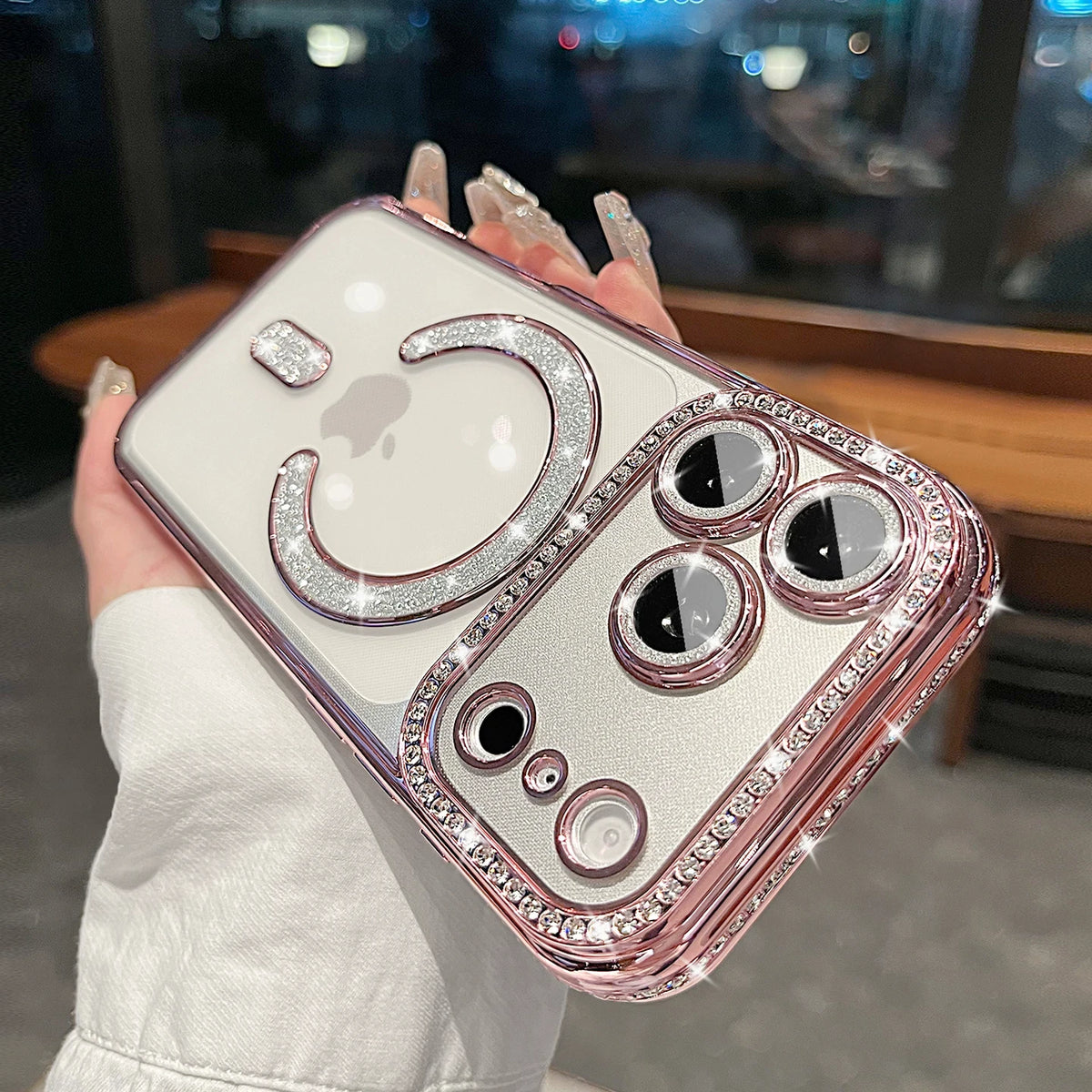 כיסוי מנצנץ MagSafe לאייפון