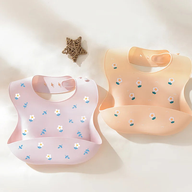סינר סיליקון מודפס לתינוק