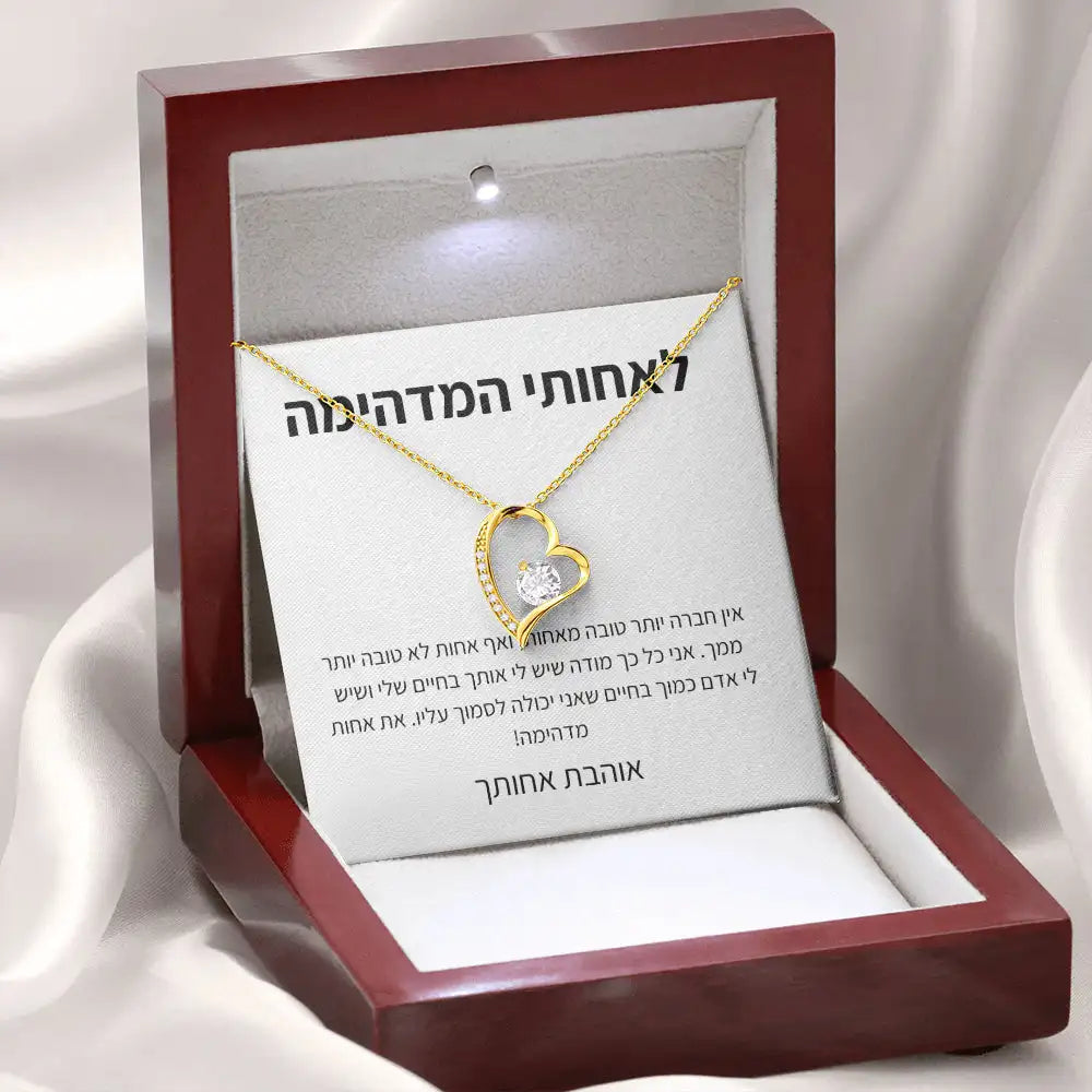 שרשרת מתנה לנשים אהובות אחיות חברות נפש מתנה ליום הולדת חג המולד תכשיטי אופנה עם קופסה