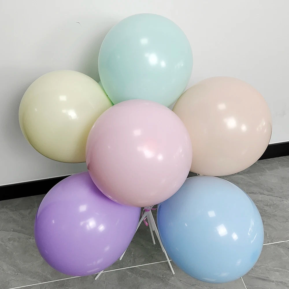 בלוני לטקס מקרון ומטאליים – 10 עד 50 יחידות