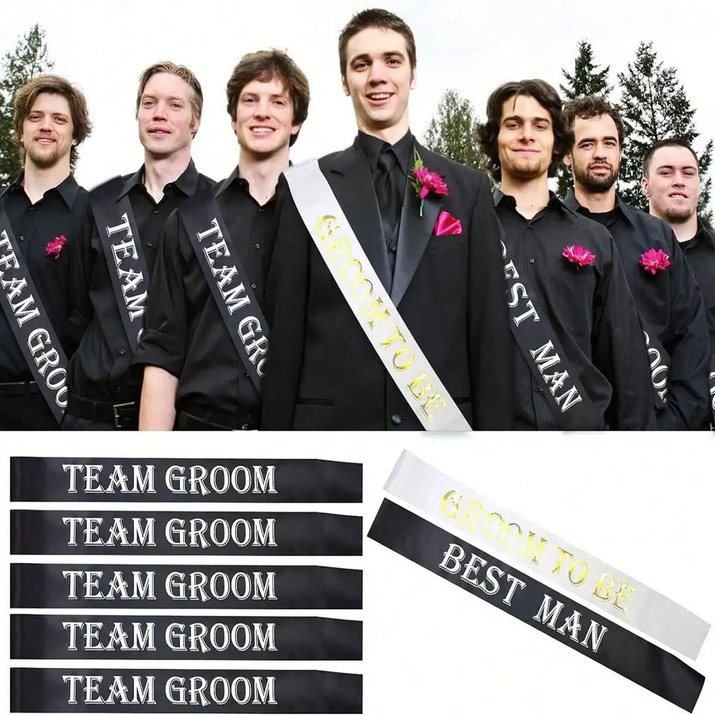שקיות מתנה Team Groom לחברי החתן