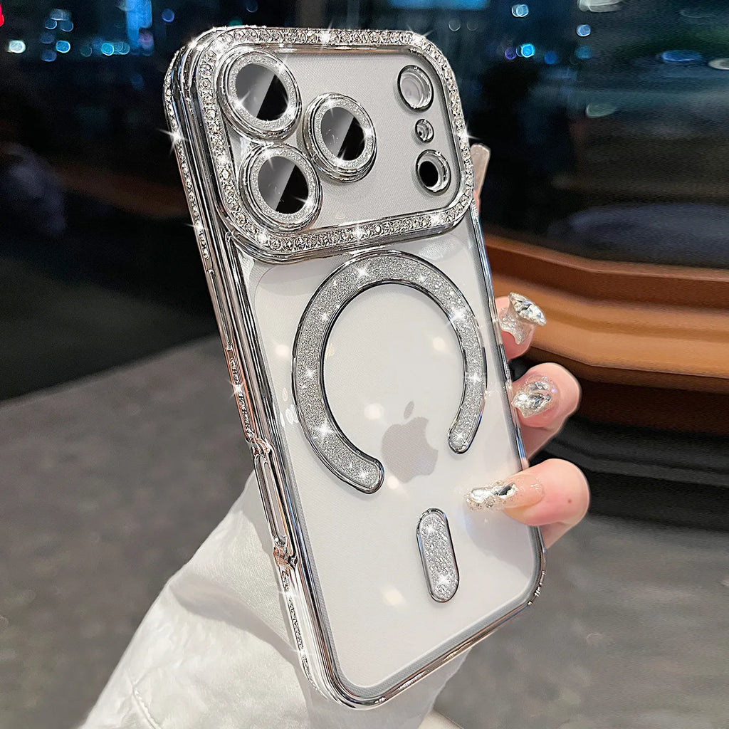 כיסוי מנצנץ MagSafe לאייפון