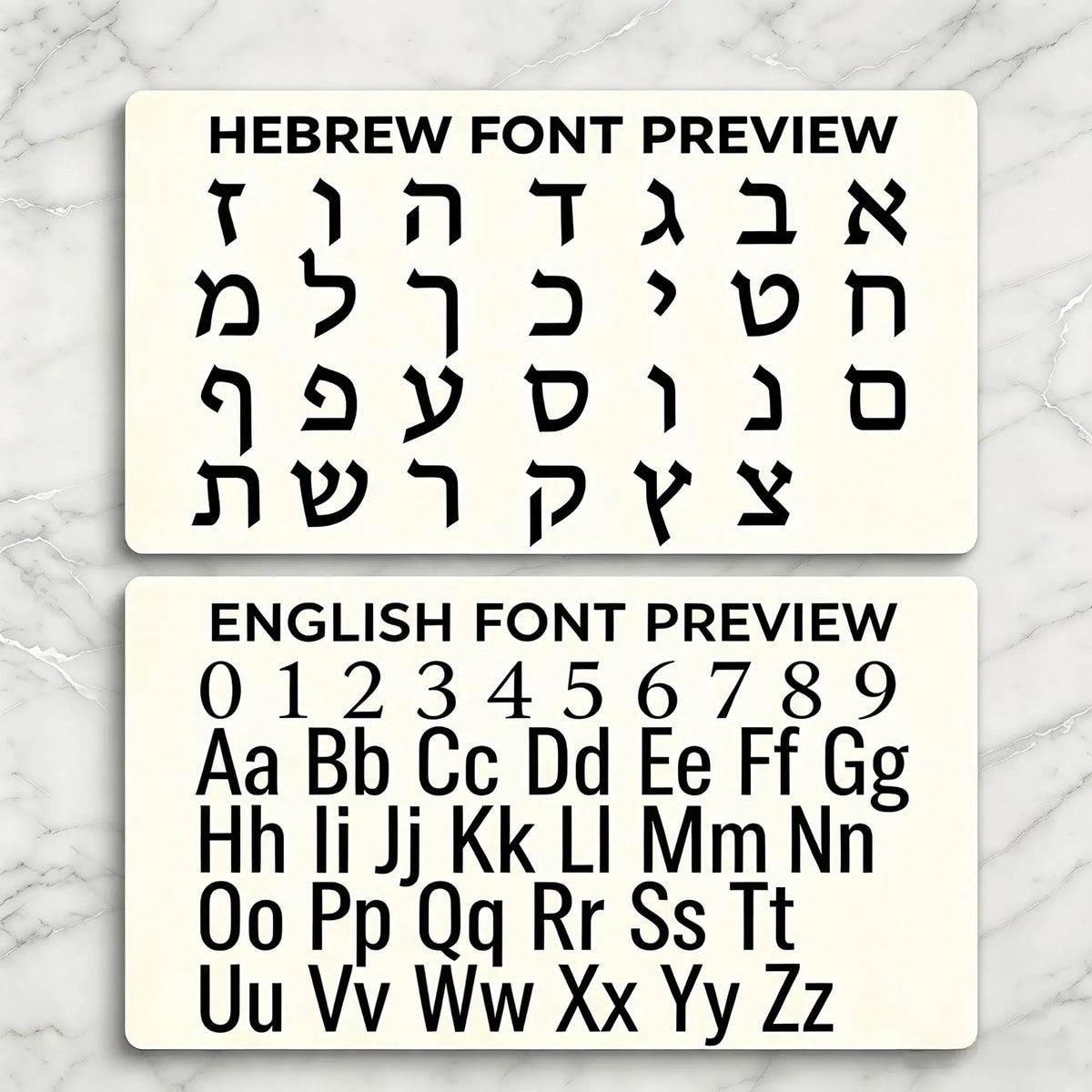 שלט כניסה עם שם משפחה ומספר בית