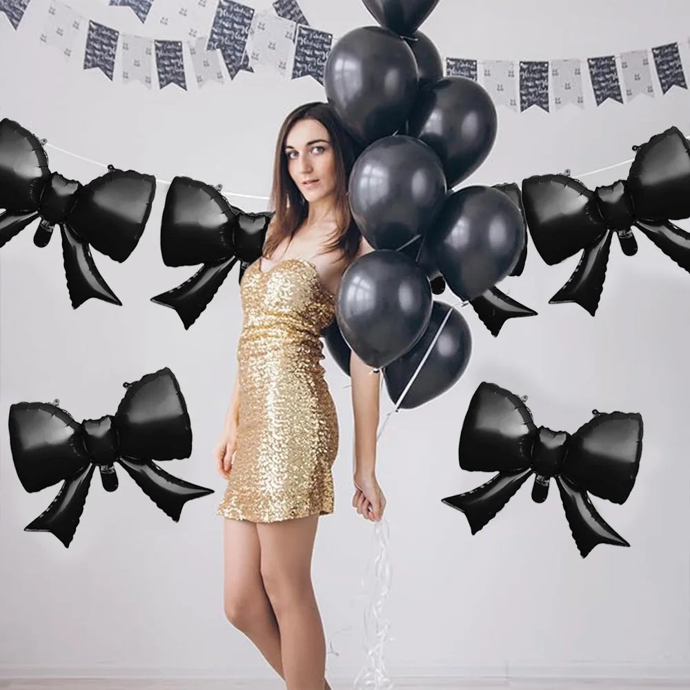 בלוני פרפר שחורים ממיילר – 6 יחידות