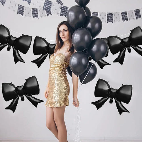 בלוני פרפר שחורים ממיילר – 6 יחידות