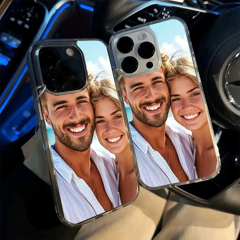 כיסוי שקוף MagSafe לאייפון עם ציור אישי