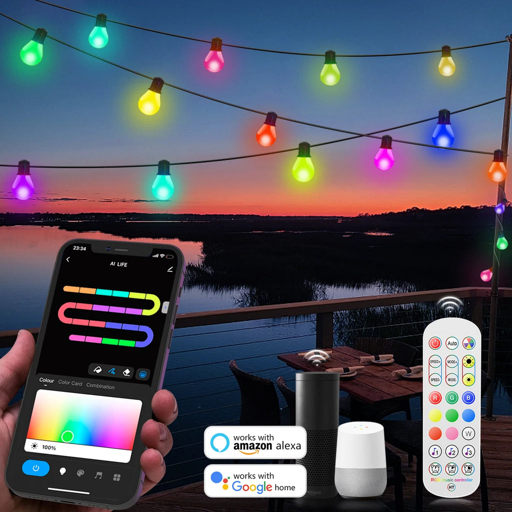 שרשרת נורות LED חכמה G40