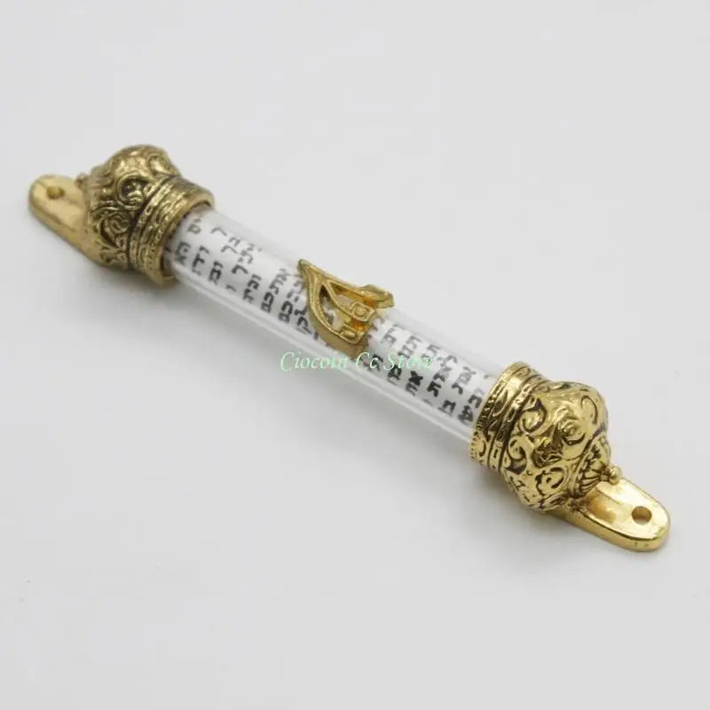 X90F 1PC Religious Holy Scroll Retro Decor Hangers to Decorate Hannukah Decorations Front Door Mezuzah House Mezuzah