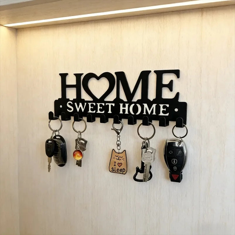 מתלה מפתחות "Home Love" לקיר