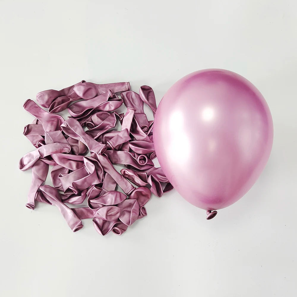 בלוני לטקס מטאליים 25 ס״מ – 10 עד 50 יחידות