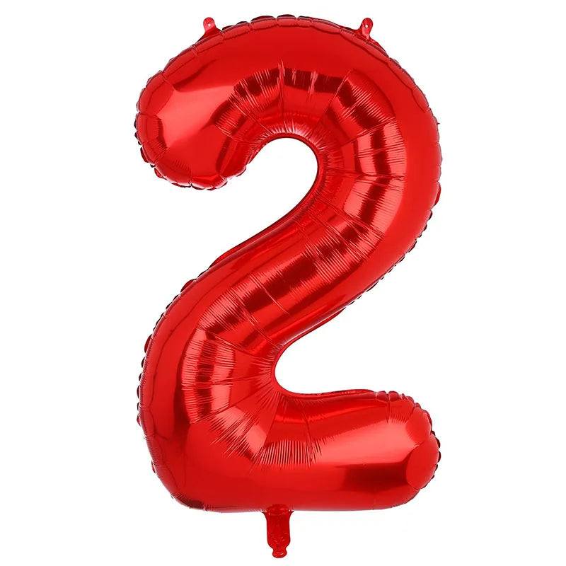 בלון מספר ענק 81 ס״מ – במגוון צבעים