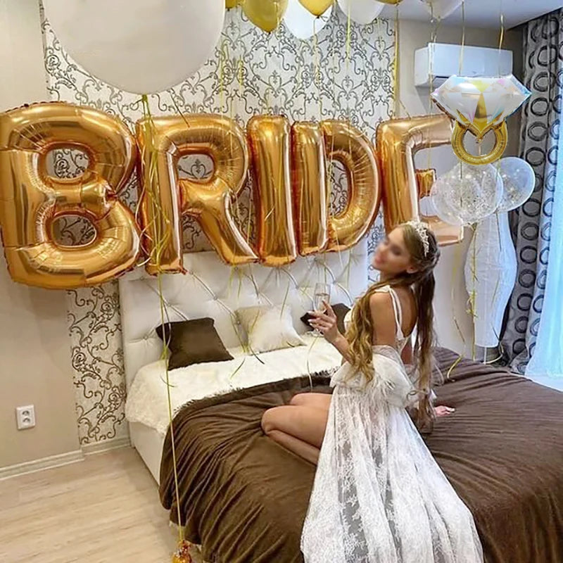 בלוני פויל BRIDE ברוז גולד