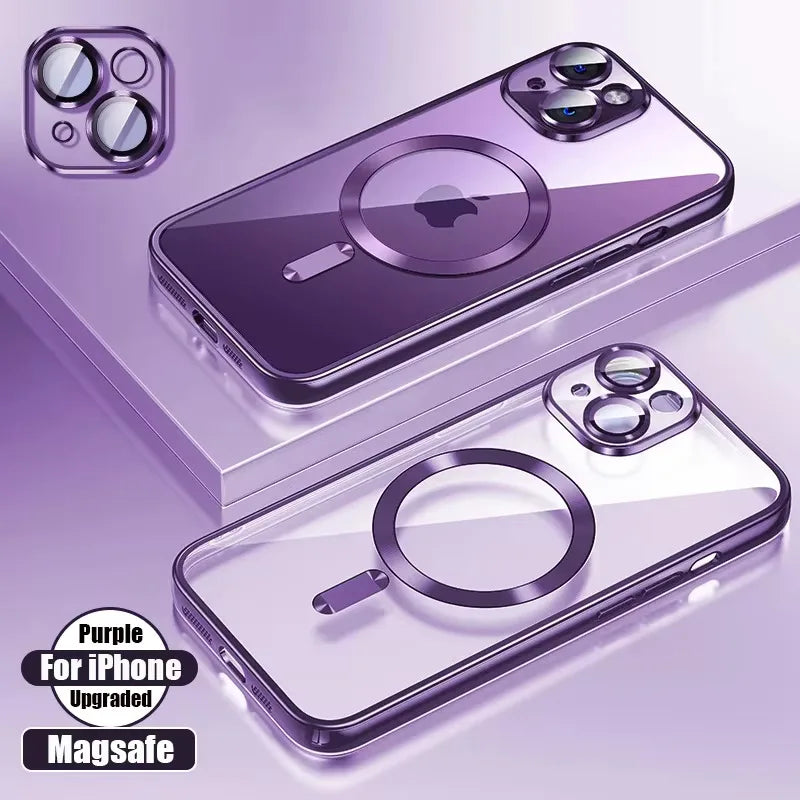 כיסוי שקוף דק MagSafe לאייפון
