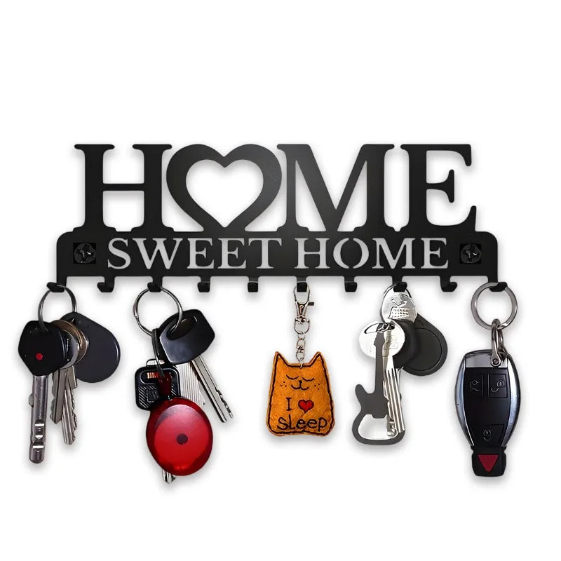 מתלה מפתחות "Home Love" לקיר
