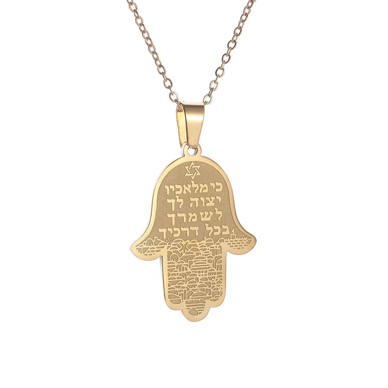 תליון חמסה, ירושלים ומגן דוד מנירוסטה