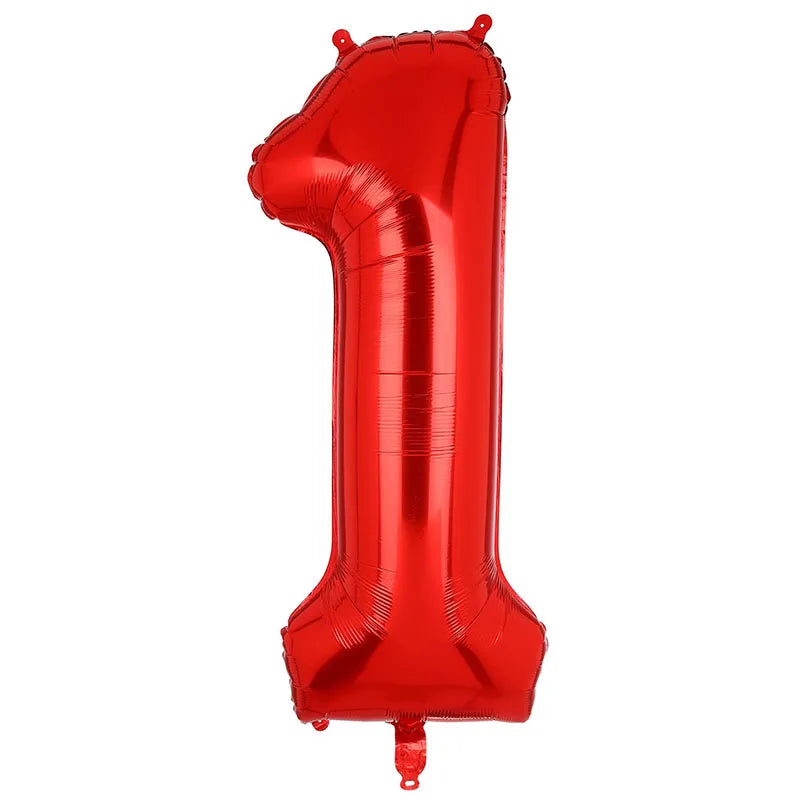בלון מספר ענק 81 ס״מ – במגוון צבעים