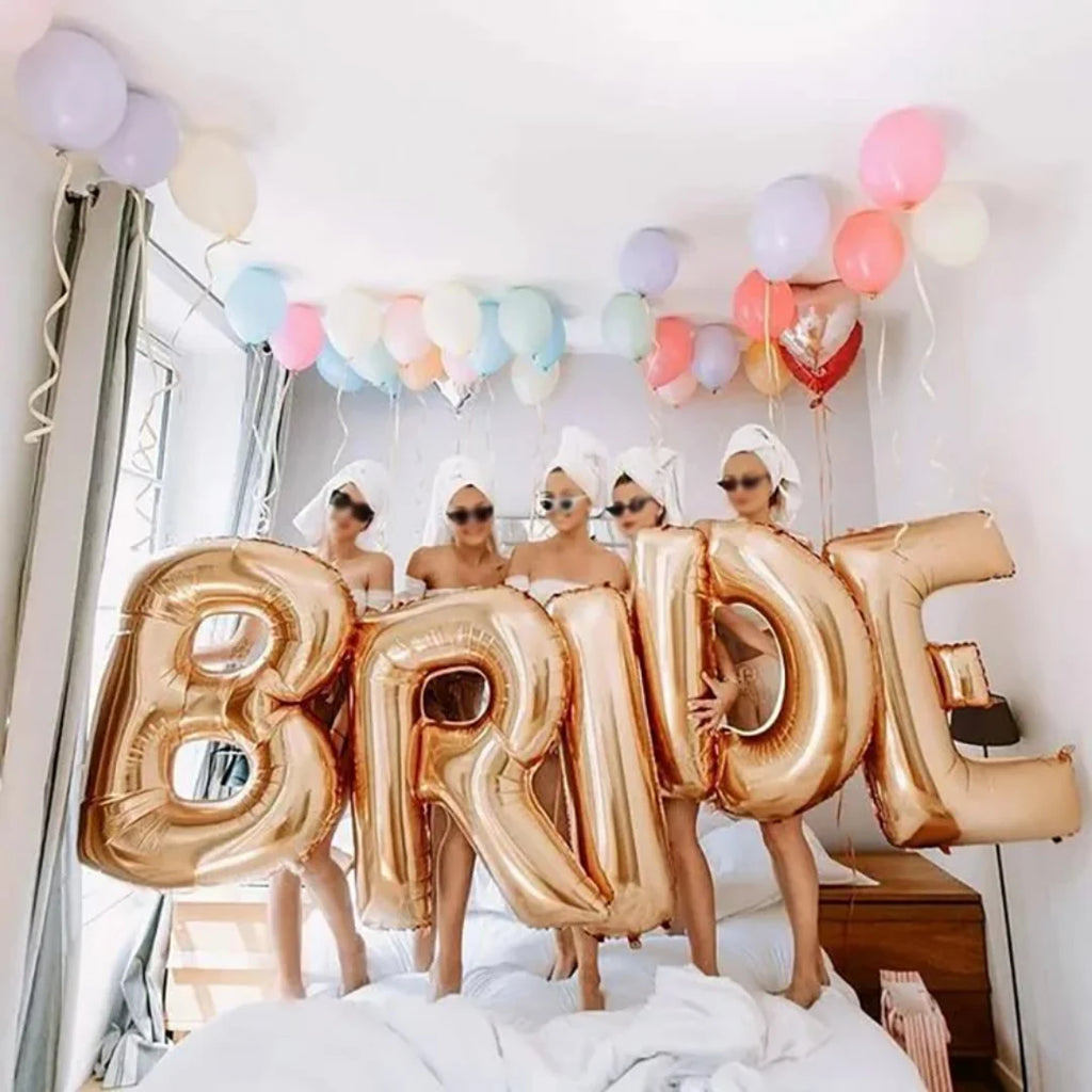 בלוני פויל BRIDE ברוז גולד