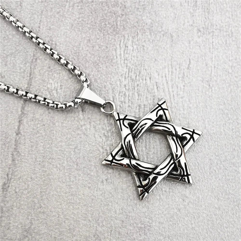 שרשרת מגן דוד לגברים
