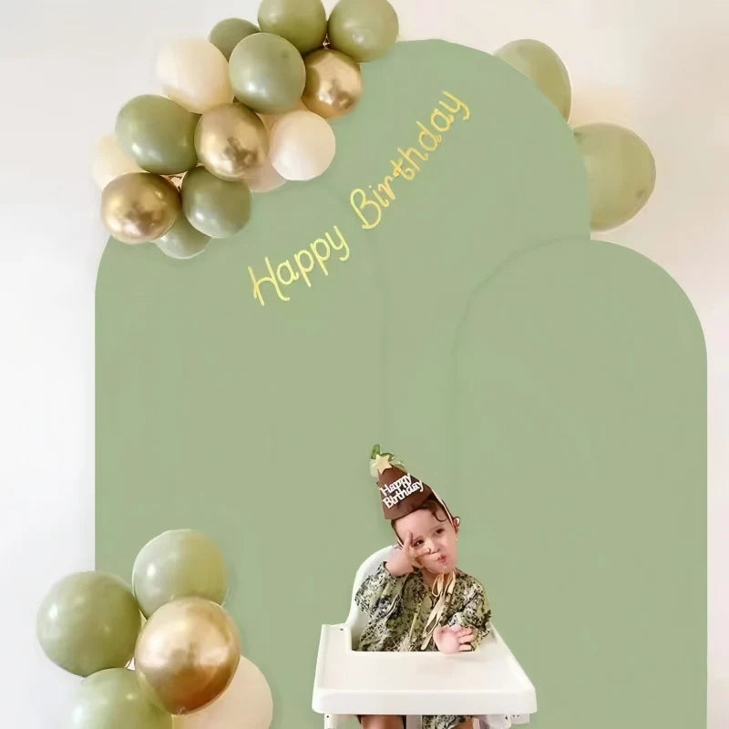 סט 3 כיסויי ספנדקס לקשתות רקע לחתונה ולאירועים