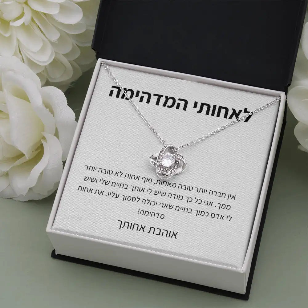 שרשרת מתנה לנשים אהובות אחיות חברות נפש מתנה ליום הולדת חג המולד תכשיטי אופנה עם קופסה