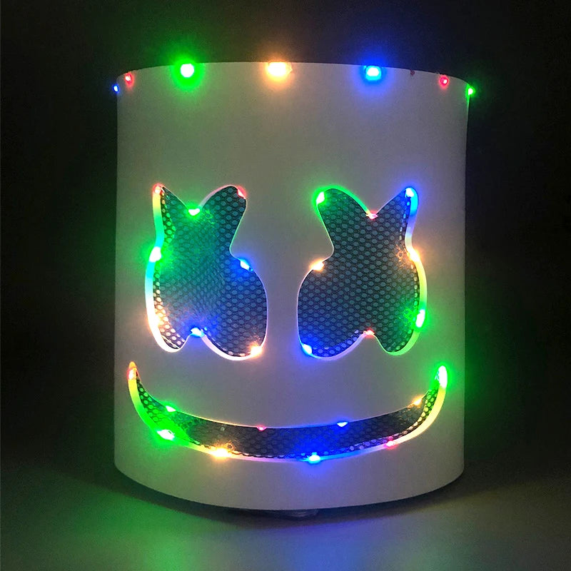 מסכת LED זוהרת בסגנון DJ
